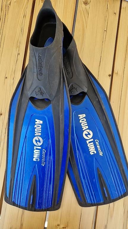 Flossen, Masken & Schnorchel: Flossen AquaLung blau/schwarz 36-37 – Gebraucht aus Root von redseafan
