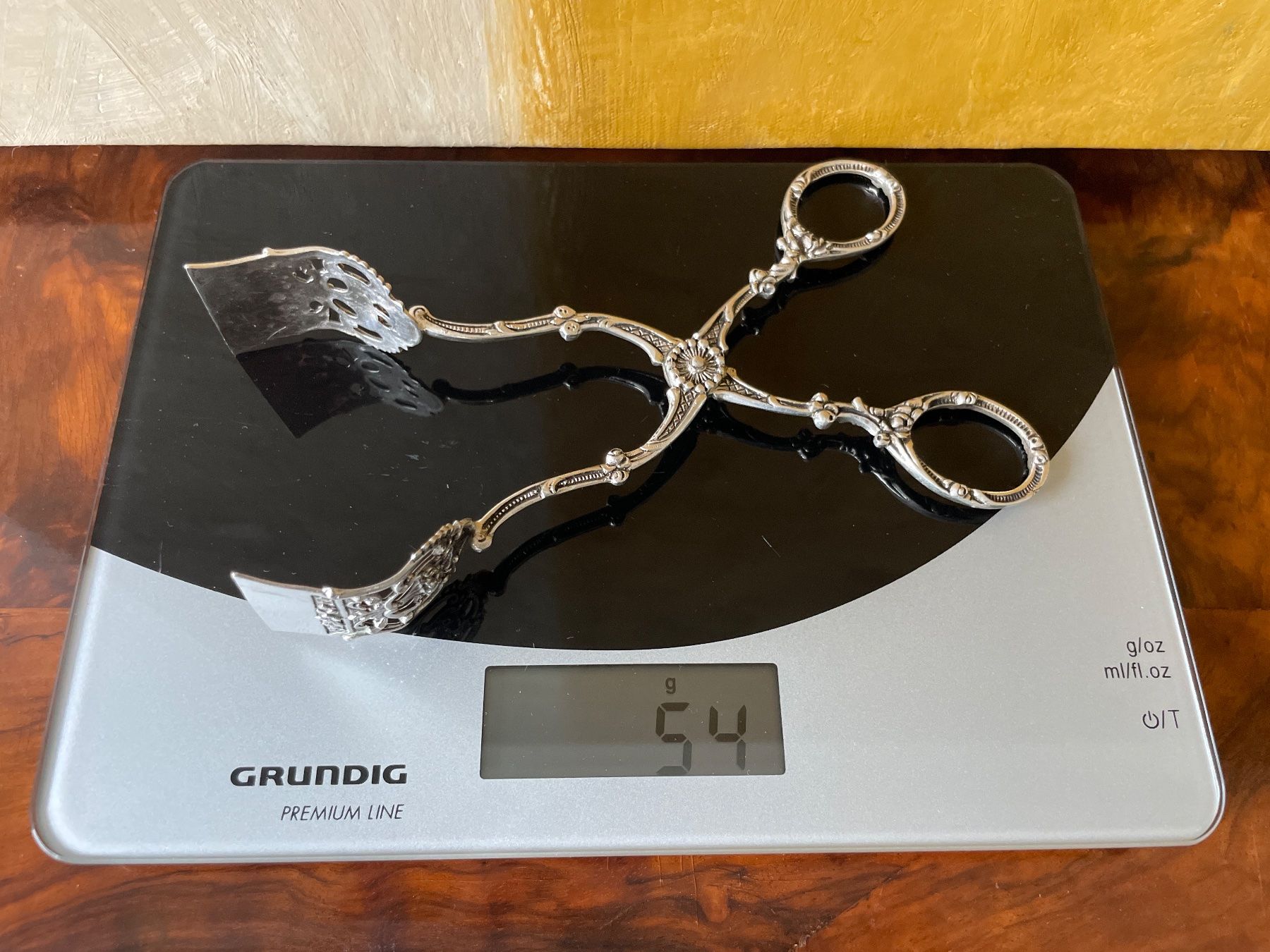 Pinze: Antike Gebäck oder Spargel Zange 800 Silber & Pince antique – Usato da Uitikon Waldegg venduto da Kebo01 8