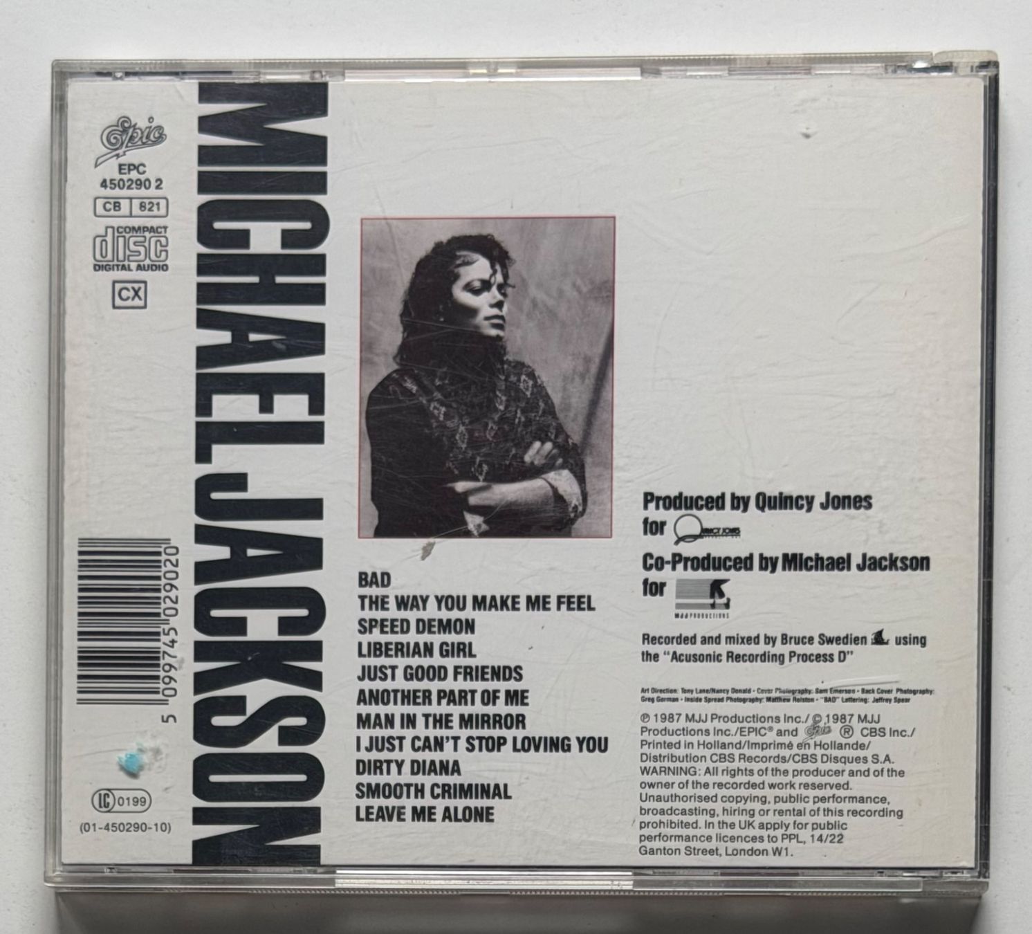CD: Michael Jackson / Bad – Usato da Näfels venduto da rottabi 1