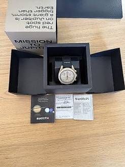 Swatch Orologi: Moonswatch Jupiter usato – Usato da Morbio Inferiore venduto da nic_pt6c