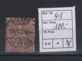 Sitzende Helvetia Nr. 43 Kat. 100.-