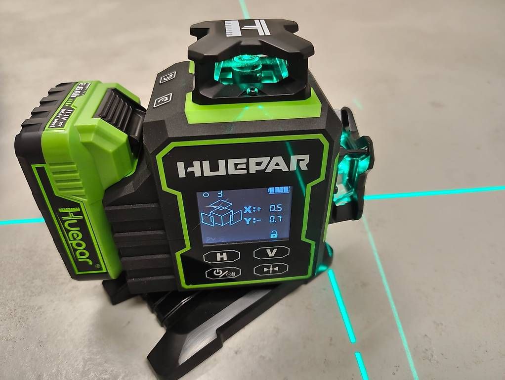 Misurare: Laser-Nivelliergerät Huepar W03CG mit Bluetooth – Nuovo e nell'imballaggio originale da St.Gallen venduto da becks0815 1