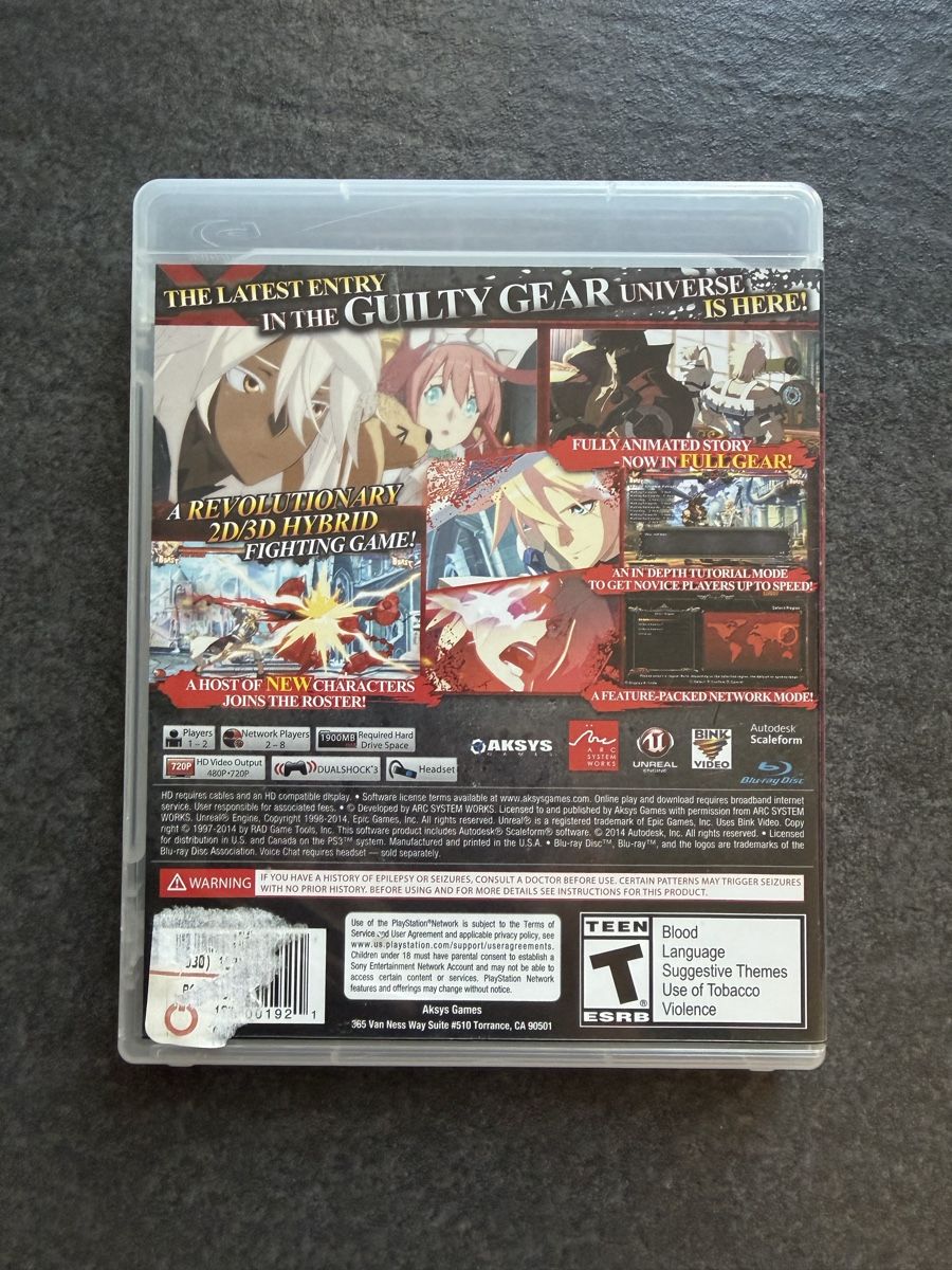 Sony Giochi: Guilty Gear Xrd Sign PS3 – Usato da Zürich venduto da cENS0R 1