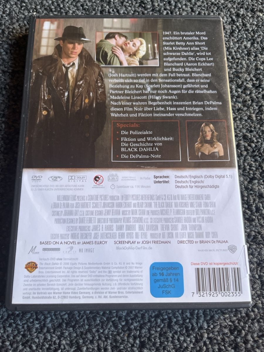 Alle DVDs: Black Dahlia DVD(21708) – Gebraucht aus Ruswil von jan_bxl5 1