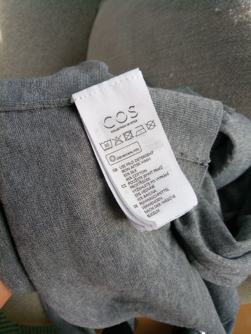 Cos Giacche: Feiner Cardigan, Grau XS – Usato da Zürich venduto da philoumena 3