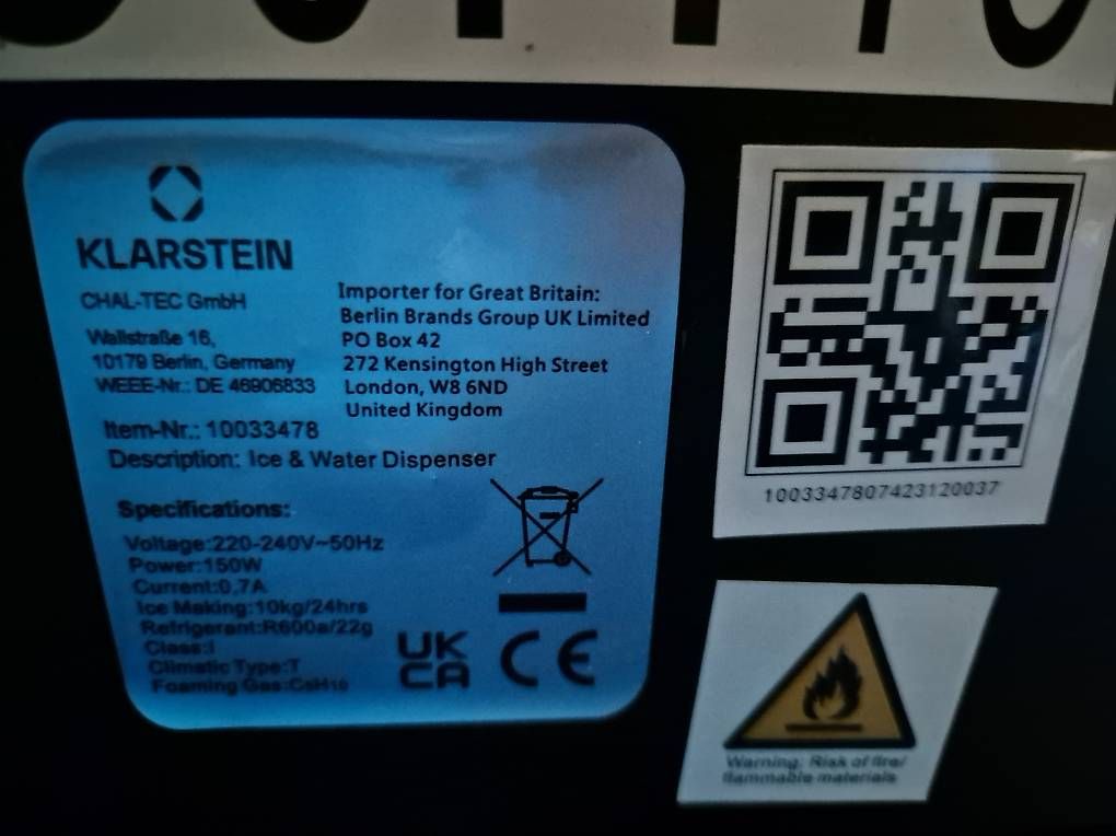 Elettrodomestici da cucina: Eiswürfelmaschine  – Usato da Bilten venduto da mona3001