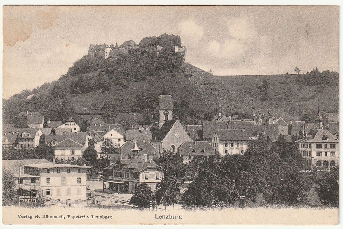 Cartoline postali: AK Lenzburg 1913 – Usato da Fislisbach venduto da Zigzag12
