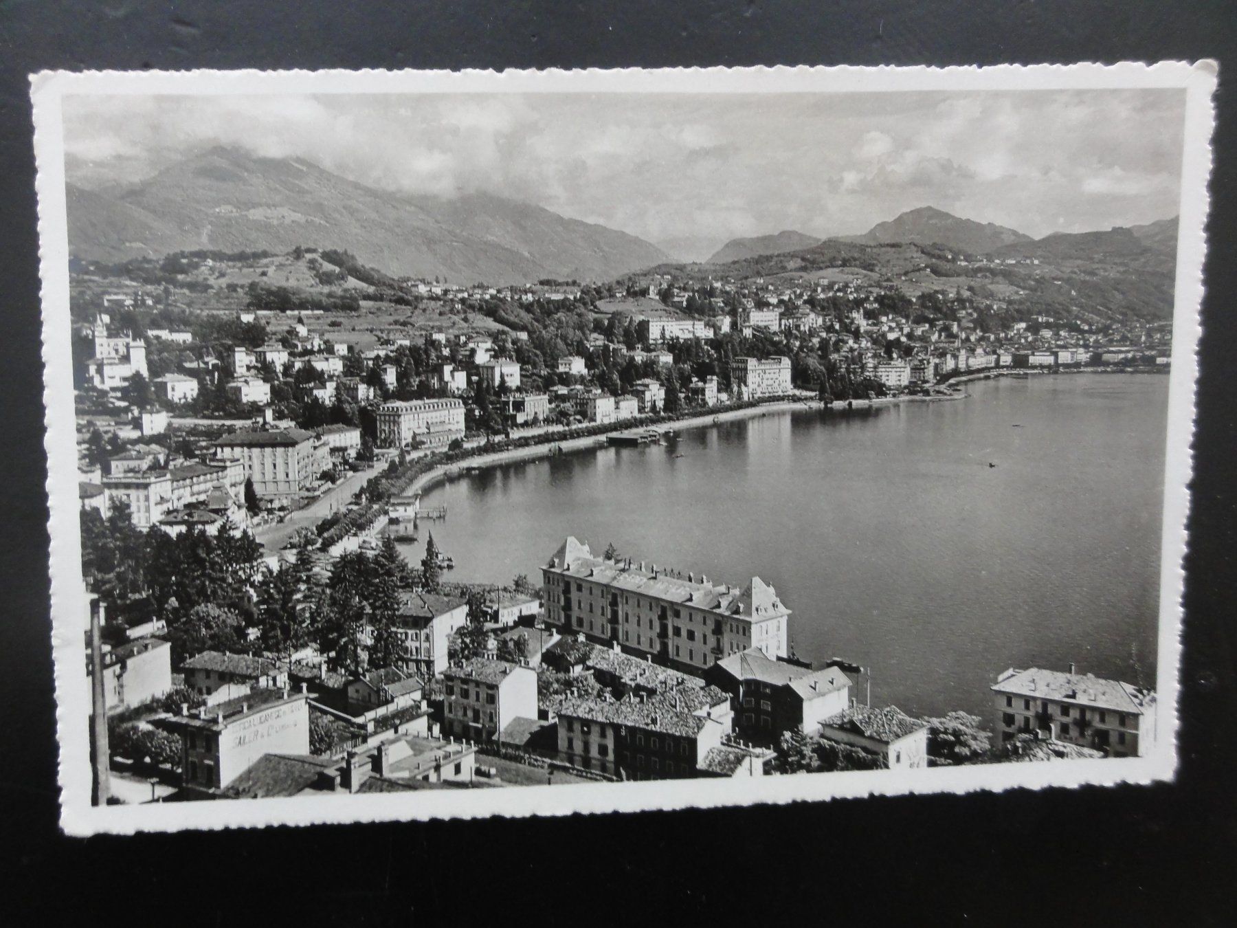 Cartoline postali: Antike Postkarte Lugano e Paradiso – Usato da Abtwil SG venduto da mutts1