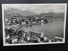 Antike Postkarte Lugano e Paradiso