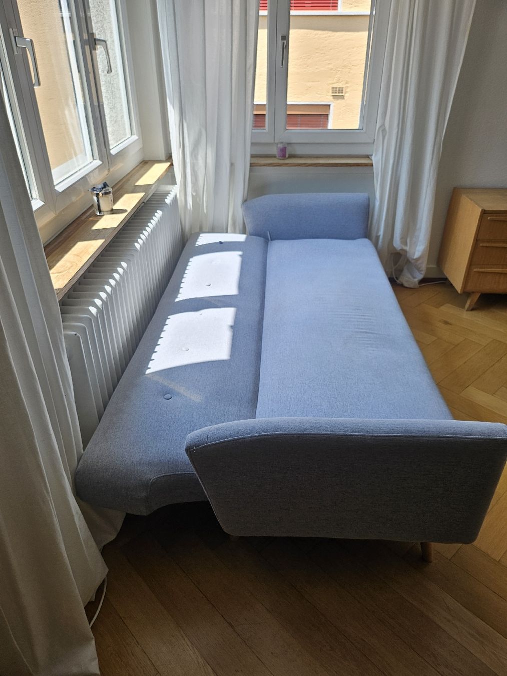 Divani: Schlafsofa hellgrau  – Usato da Zürich venduto da man_v85s 2
