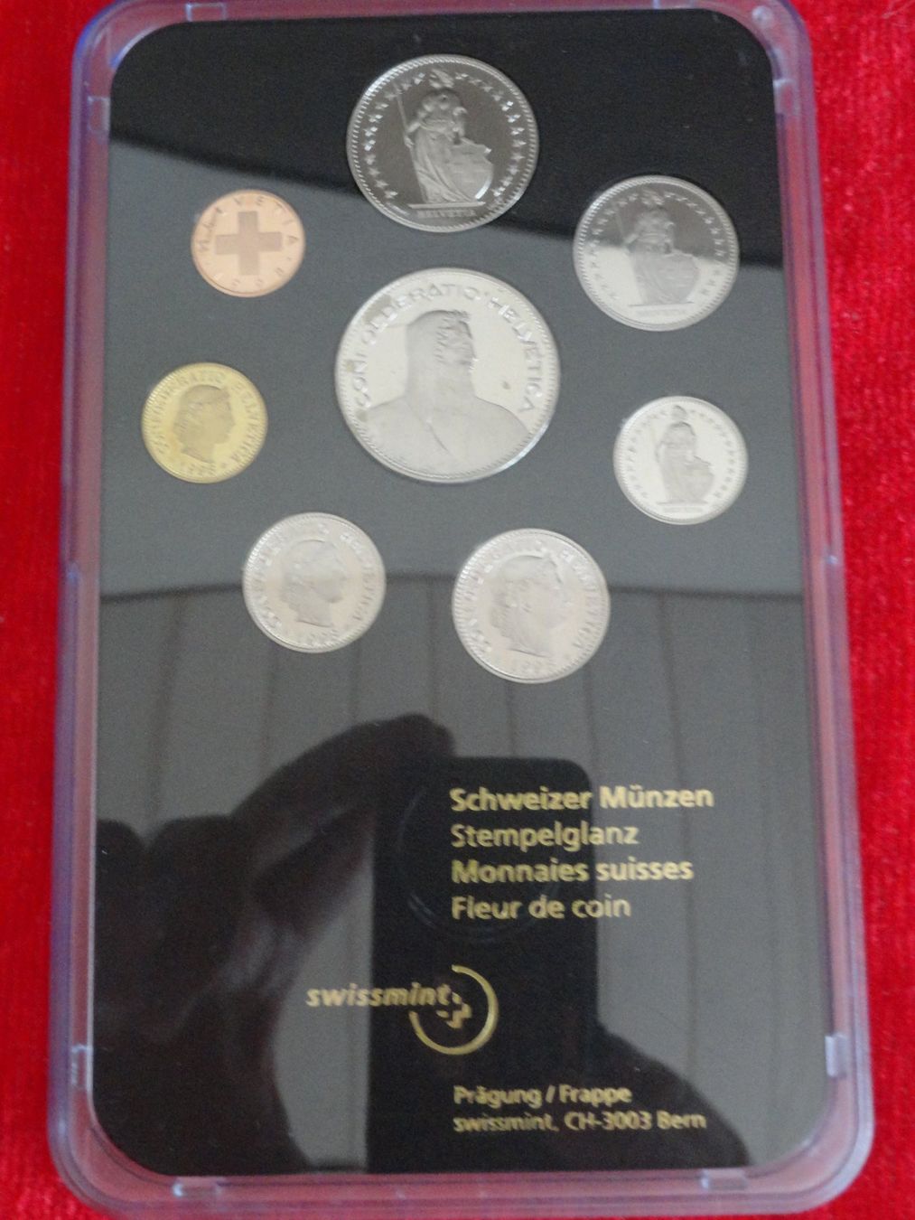 Alle Münzen: SCHWEIZER MÜNZSATZ IM STEMPELGLANZ 1998 – Neu (gemäss Beschreibung) aus Gerlafingen von Shiva_74 3