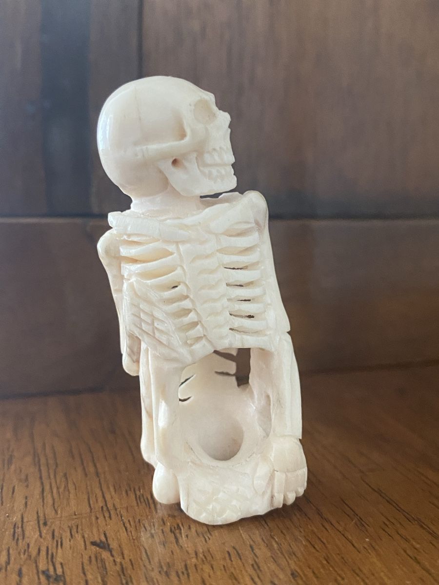 Statuette: Skelett Knochen geschnitzt  – Usato da Berikon venduto da Samurai67ch 3