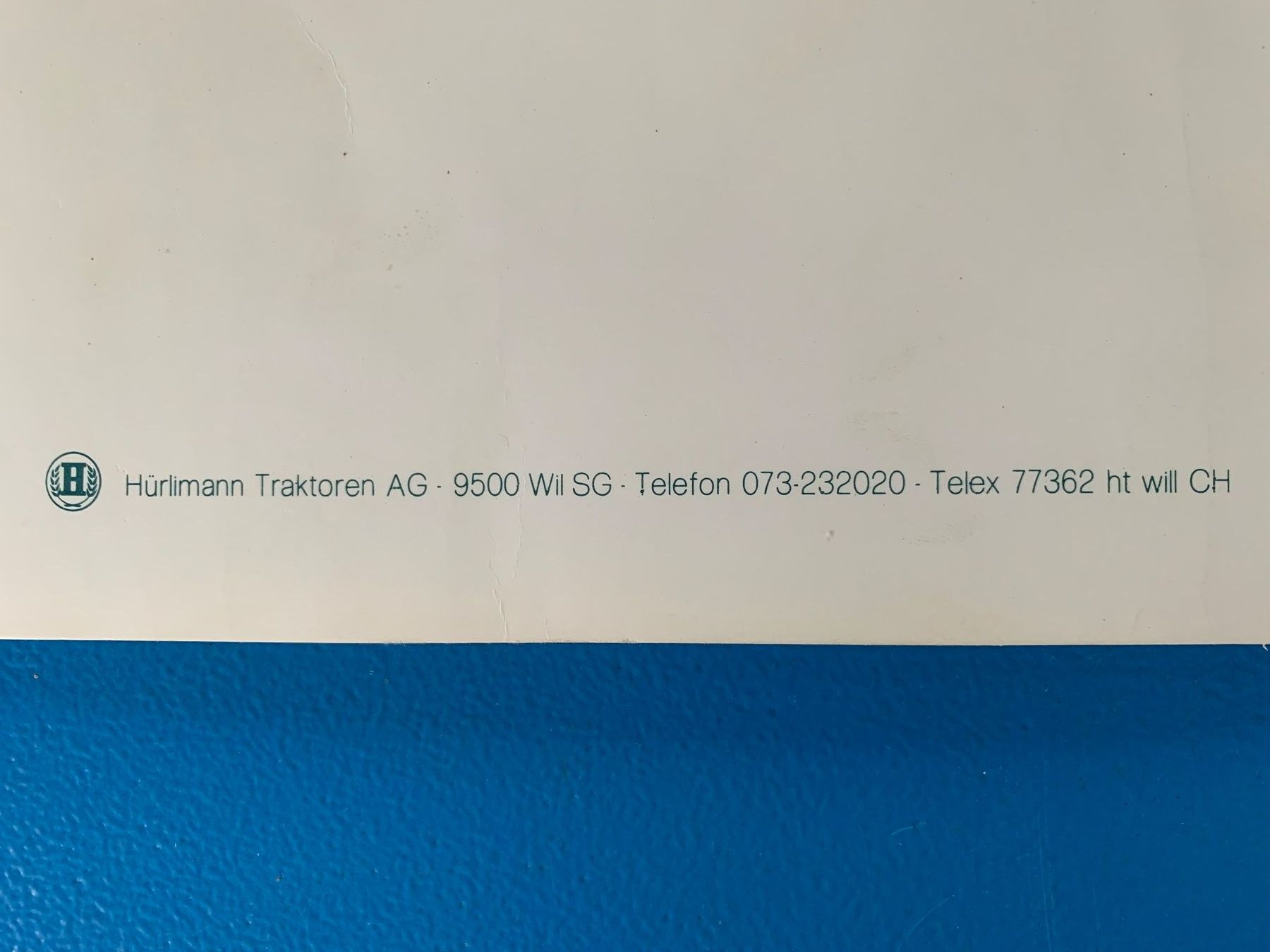 Documenti: Hürlimann Traktor , Prospekt – Usato da Boswil venduto da pavo1 6