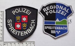 2 Polizei Abzeichen Polizei/Regionalpolizei Spreitenbach