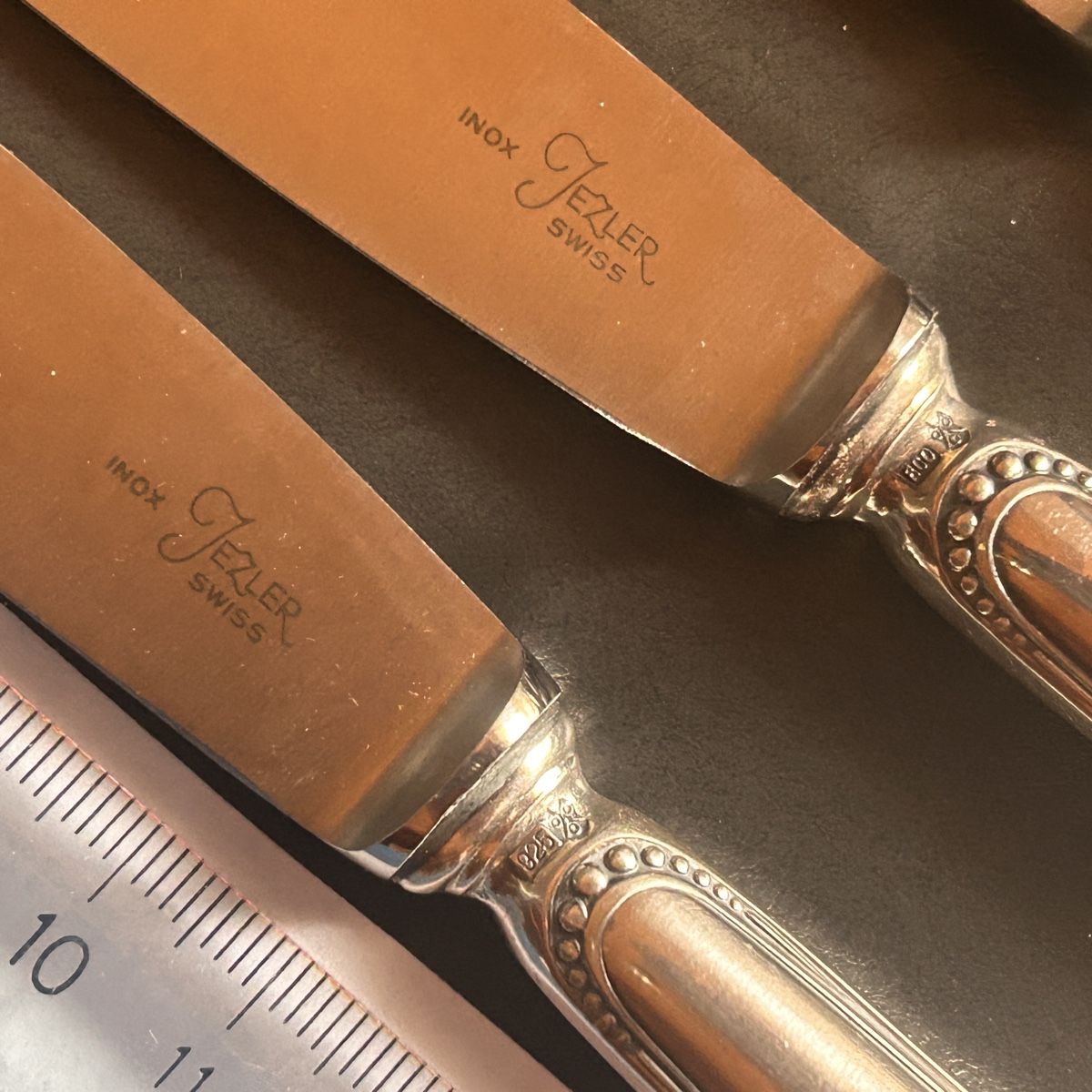 Jezler Posate: 6 Jezler Messer, perle ( 21cm) – Usato da Basel venduto da bellespirit 3