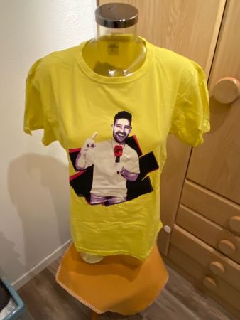 Party - T-Shirt Grösse L gelb