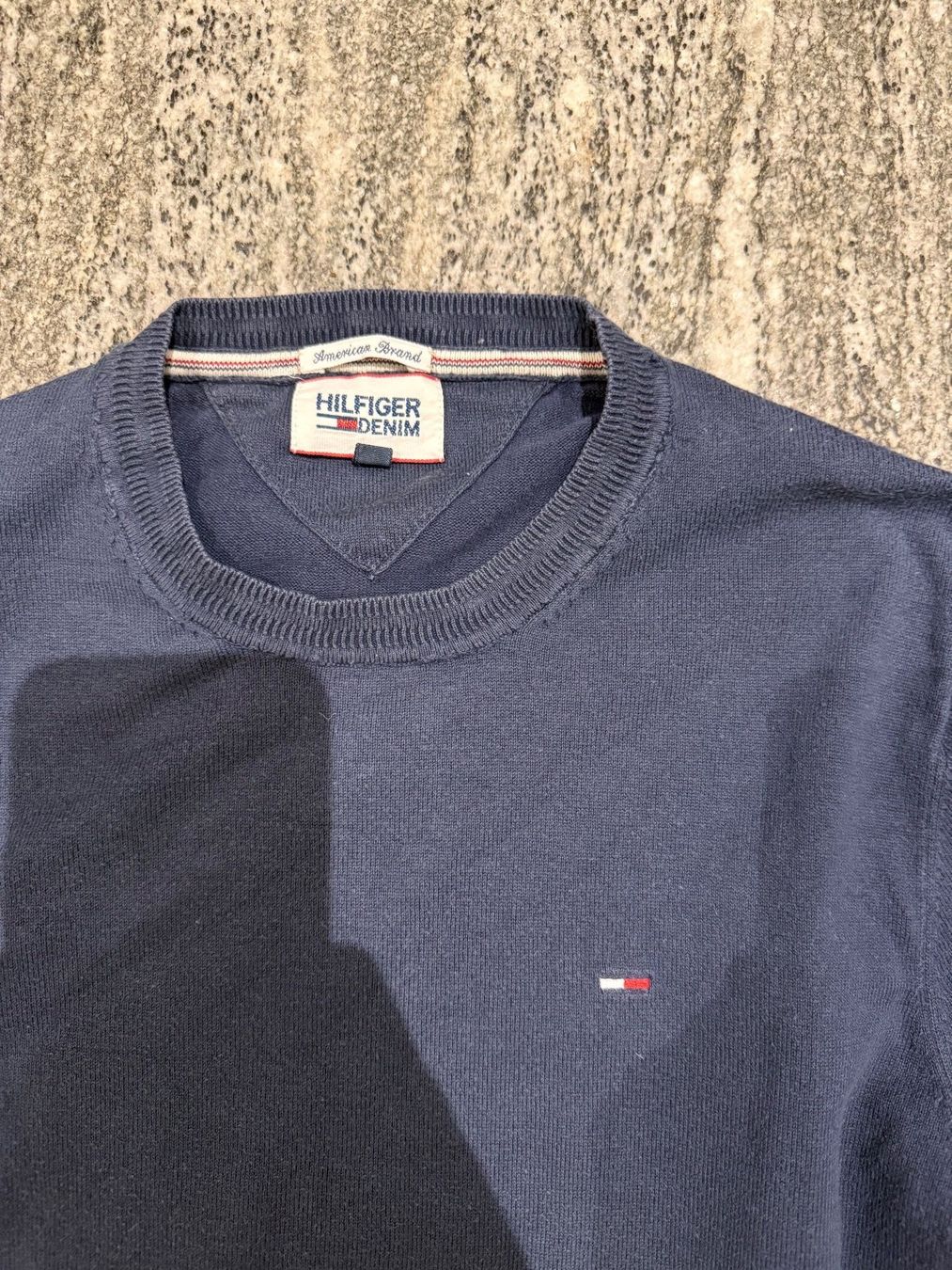 Tommy Hilfiger Maglioni & Felpe: Dark blue Tommy Hilfiger mens pullover – Usato da S. Vittore venduto da via_h2nb 1