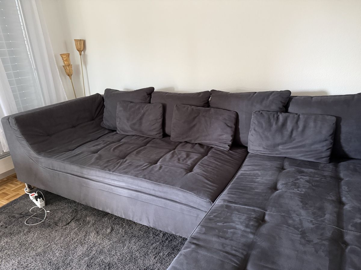 Sofas: Ecksofa grau Stoff sehr gute Zustand – Gebraucht aus Buchs AG von And_v2hn 6