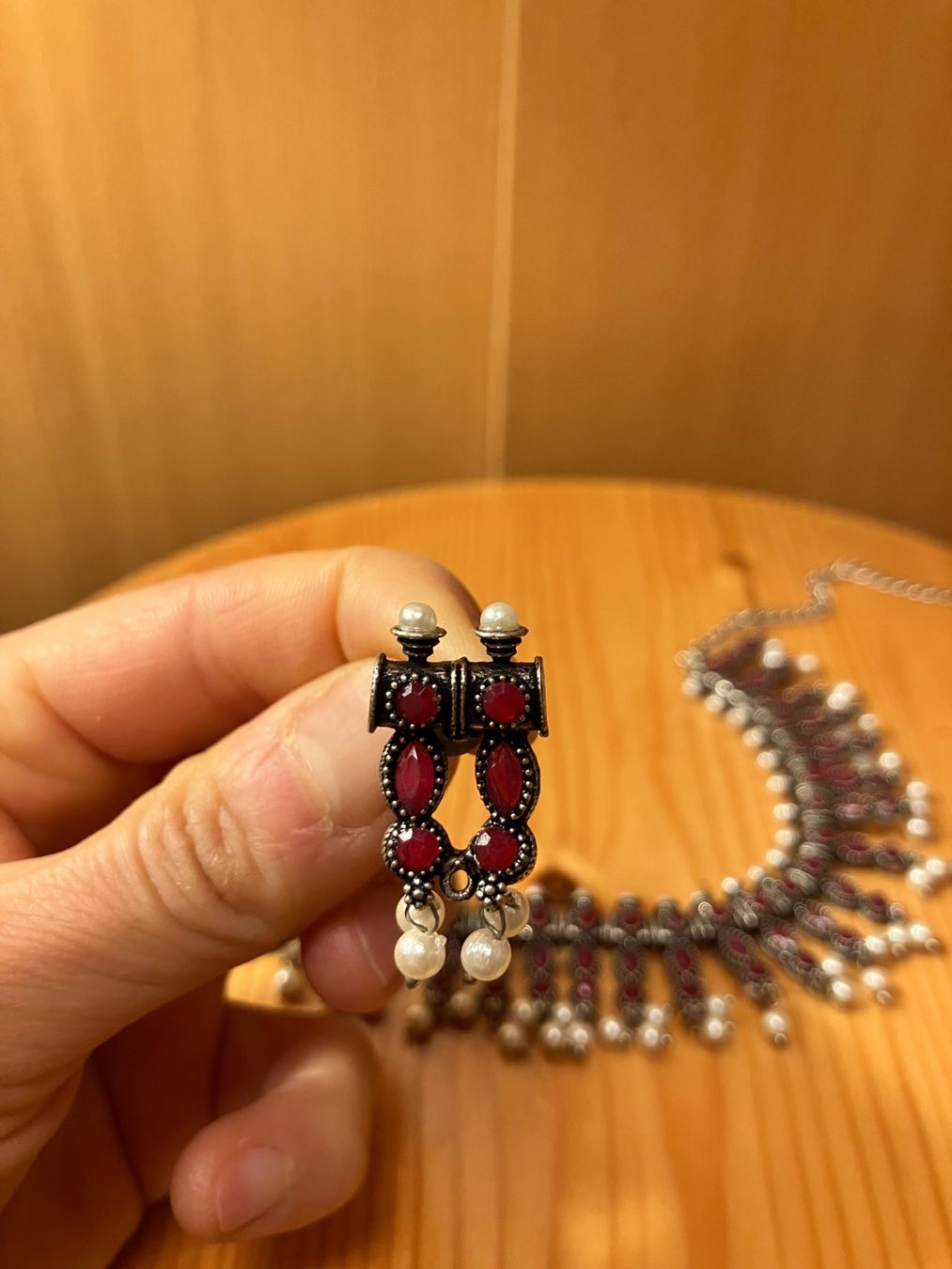 Catenine: Modeschmuck: Halscollier + Ohrhänger aus Indien – Nuovo e nell'imballaggio originale da Zürich venduto da ancillaschmidhauser 6