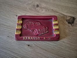 Cendrier vintage Renault 4 CV en céramique
