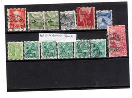 Abarten verschobener Druck Vollstempel Schweiz
