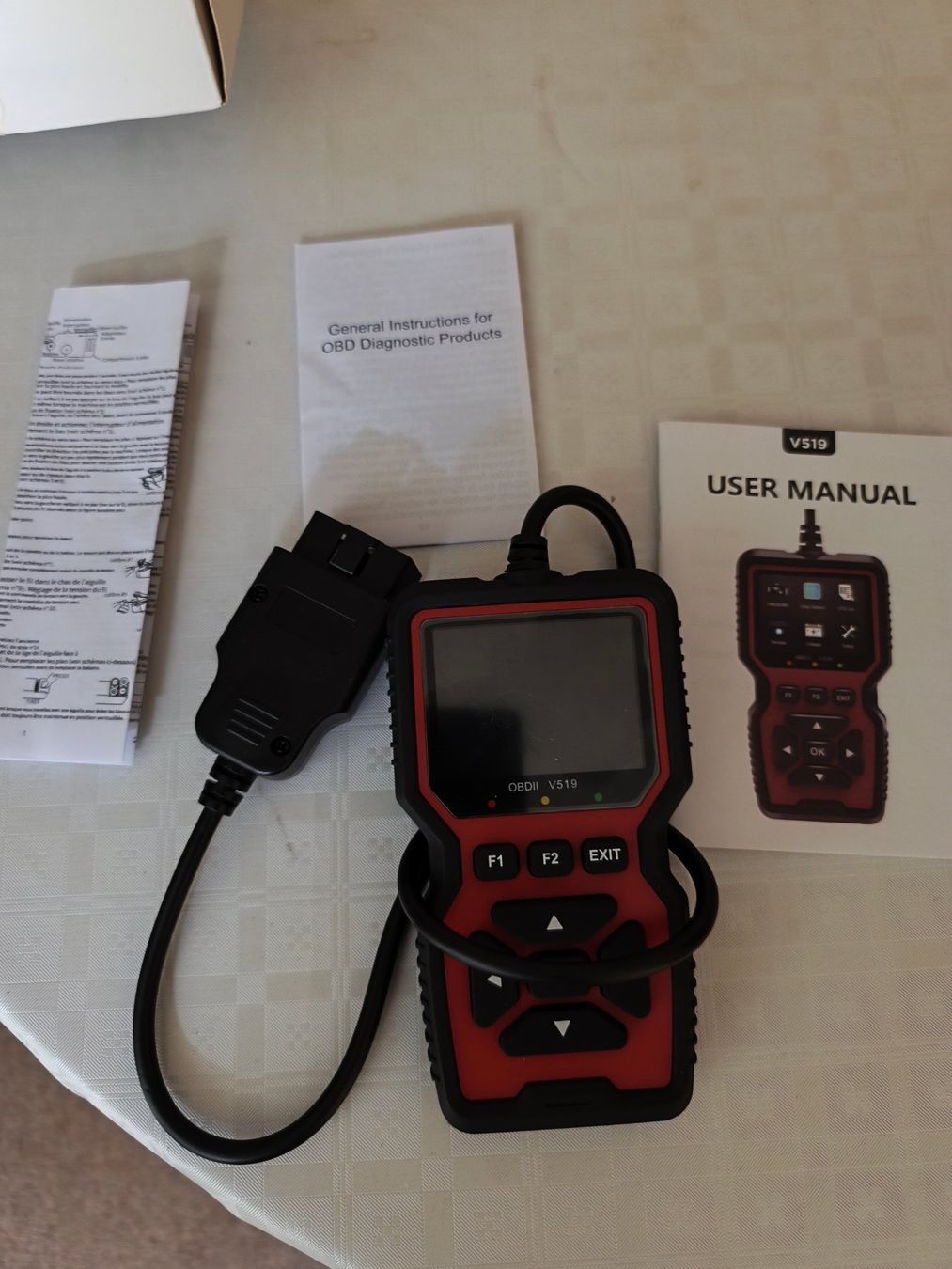 Messen: V519 OBD2 Diagnosegerät / Fehlercode-Scanner – Neu (gemäss Beschreibung) aus basel von paps61 2