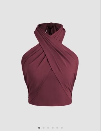 Crop-Top mit gekreuzten Trägern Grösse M -neu