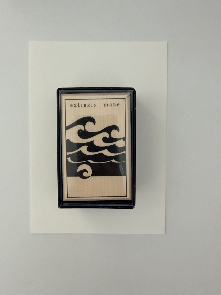 Tampons: Ex Libris Mare stamp with wave pattern – Neuf (Voir description) à Thun par dar_fz6y