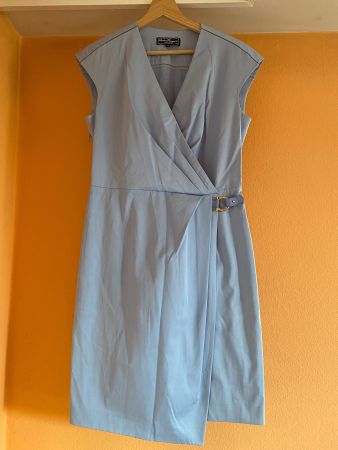 SALVATORE FERRAGAMO - Robe d’été bleu clair - taille 40
