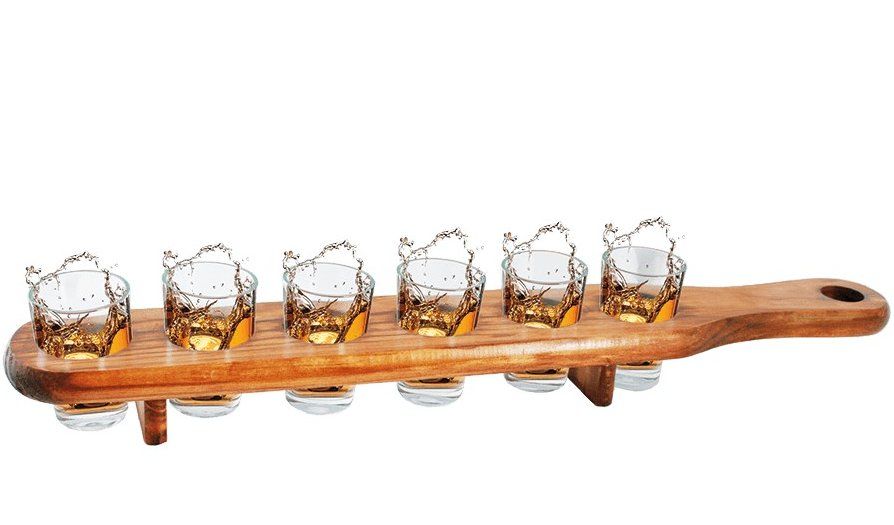 Verres: Schnapsgläser mit Brett – Neuf avec emballage d'origine à Ennetbürgen par Mikazissi