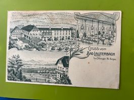 Ansichtskarte Bad Lauterbach bei Oftringen Kr. Aargau 1910