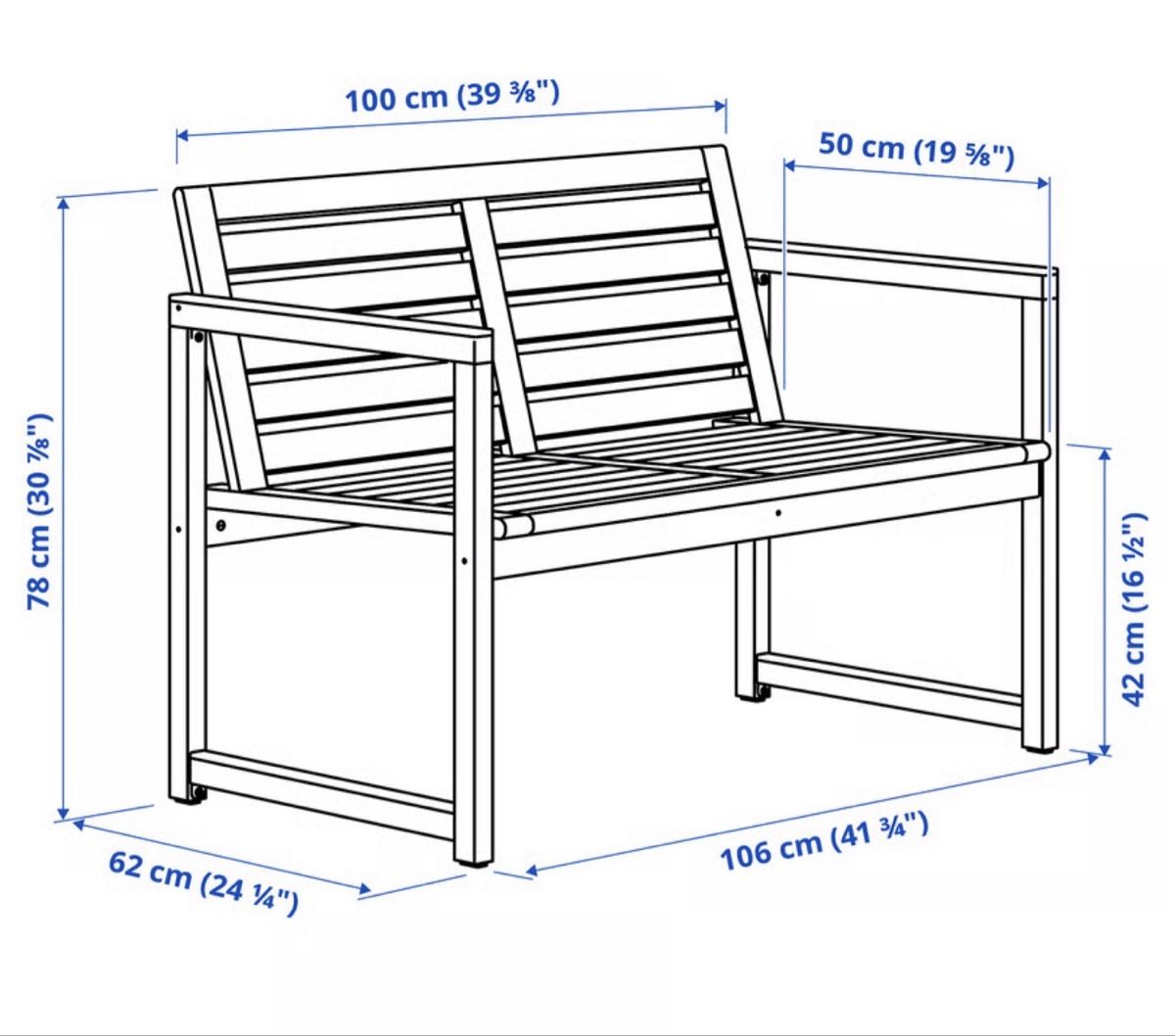 Ikea Bänke: IKEA NÄMMARÖ Gartenbank – Gebraucht aus Spreitenbach von 94l_9shv 1