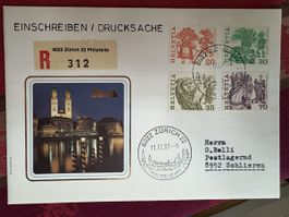 Sonderbrief Zürich 1987, dekorativ