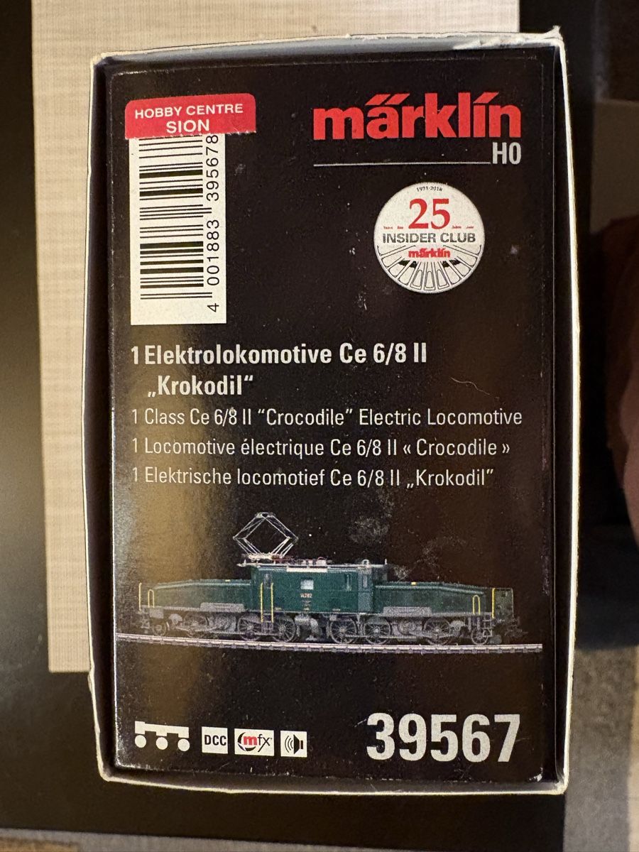 Märklin Modellini di ferrovie: Boîte märklin – Usato da vionnaz venduto da CFC_b48