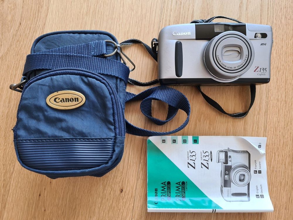 Canon Prima Super Z135 Caption Mit Tasche & Anleitung Kaufen auf Ricardo