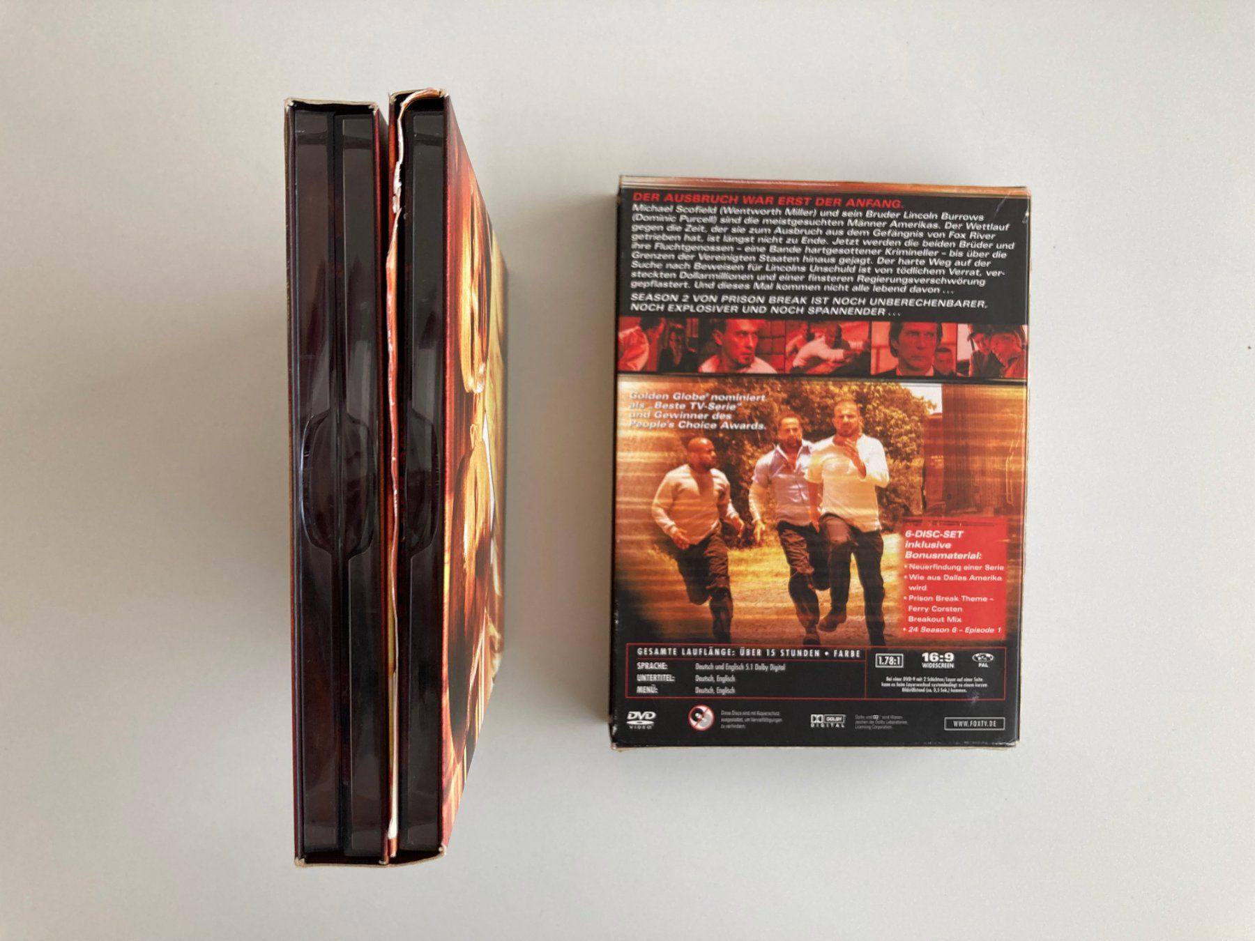 Tutti i DVDs: DVD | PRISON BREAK - DIE KOMPLETTE SEASON 2 – Usato da Basel venduto da Nofretete39 1