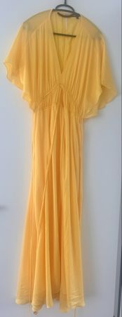 Sommerliches Langes Kleid von Maje in Gelb, Gr. 38
