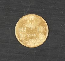 Goldvreneli 10 Franken Jahrgang 1916