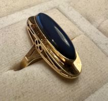 Gold-Ring 14K Cabochon