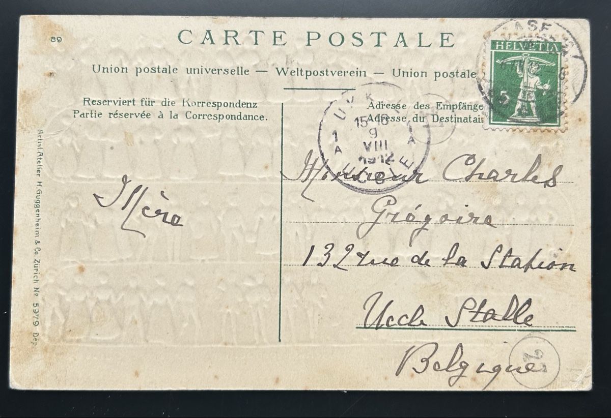 Cartoline postali: Prägekarte Schweizertrachten  – Usato da Horw venduto da Tellbub 1
