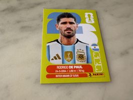 Panini Fussball WM 2026 Sticker Rodrigo De Paul ARG 10