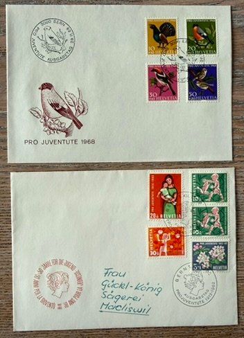 Alle Briefmarken: Ersttagsbriefe – Neu (gemäss Beschreibung) aus Madiswil von makusa 8