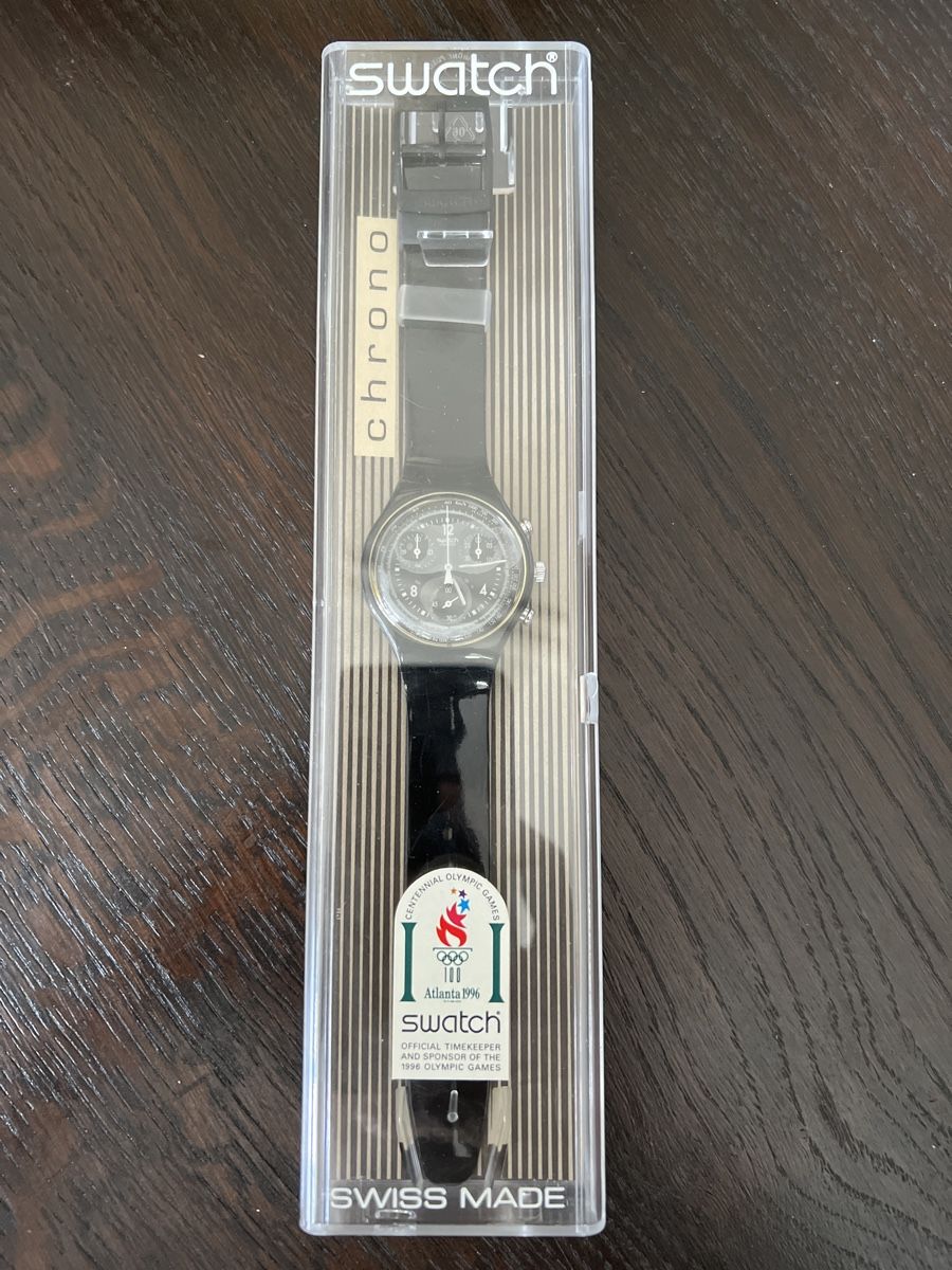 Swatch Orologi: Swatch Chrono (SCB114) Pure Black – Nuovo e nell'imballaggio originale da Künten venduto da Spike17