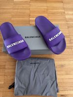 Balenciaga Damen rubber pool Sandale beiden in Gr.38