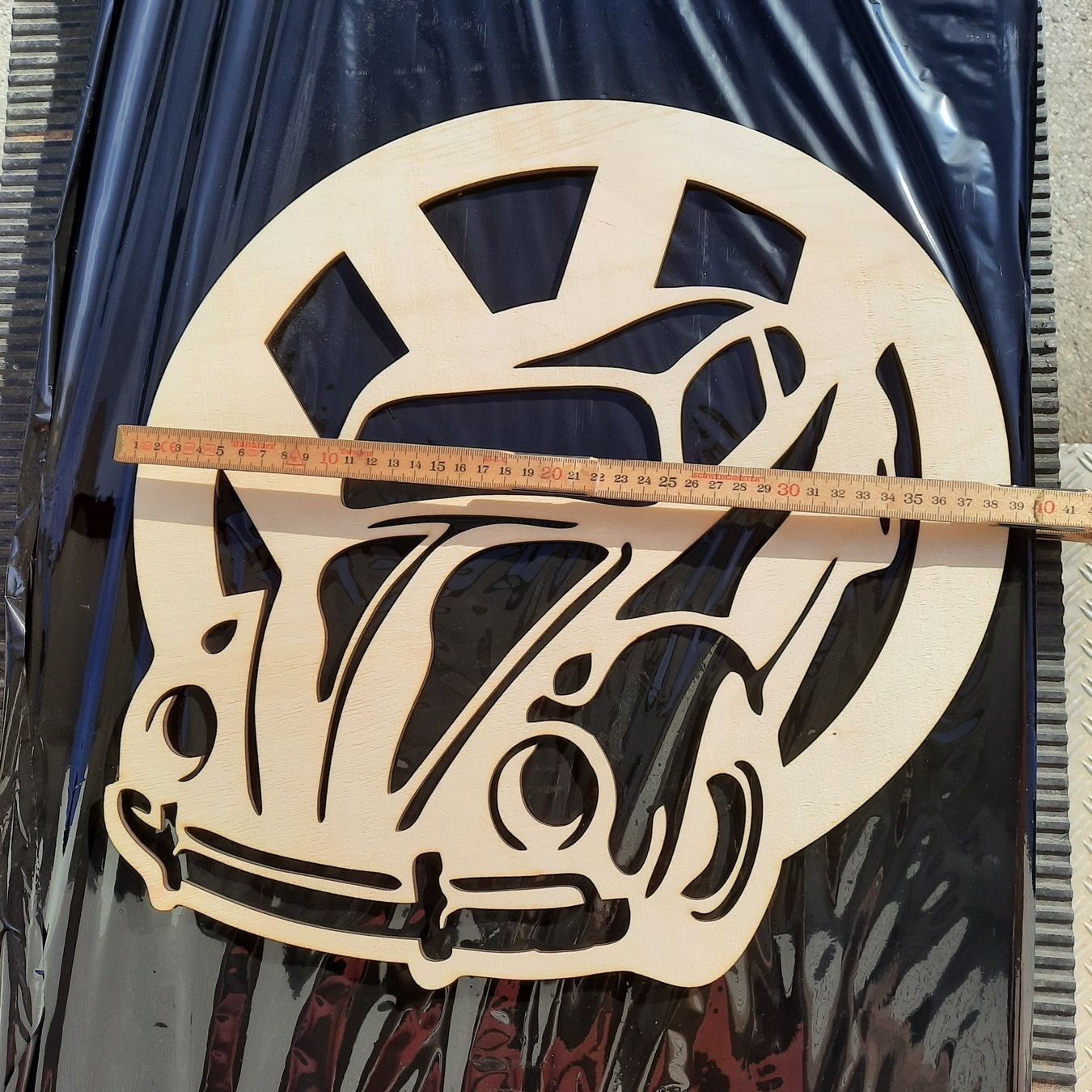 Schilder: VW Käfer Logo Garagenbild Deko Schild Beetle – Neu und originalverpackt aus Widnau von Senna7 3