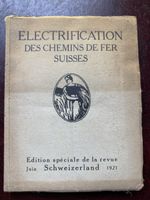 Électrification des chemins de fer suisses – 1921