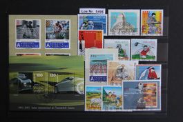 CH 2005 Serien mit ET Halbmondstempel               Los 5495
