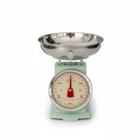 Küchenwaage mintgrün Retro-Stil mit Schüssel 3 kg Kapazität
