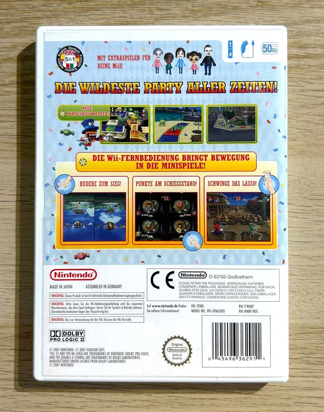 Nintendo Giochi: Mario Party 8 Nintendo Wii – Usato da St. Gallen venduto da Alpine.Arcade 1