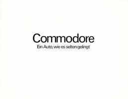 Opel Commodore Prospekt